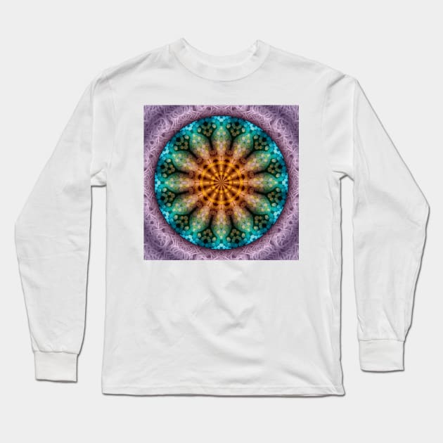 Magic Carpet Flower Long Sleeve T-Shirt by becky-titus